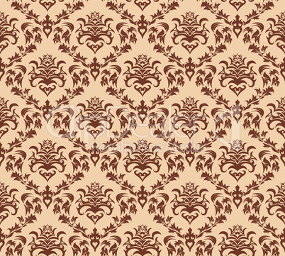 seamless damask pattern