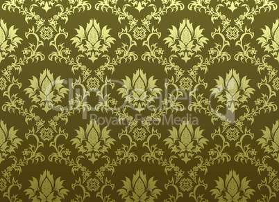 seamless damask pattern