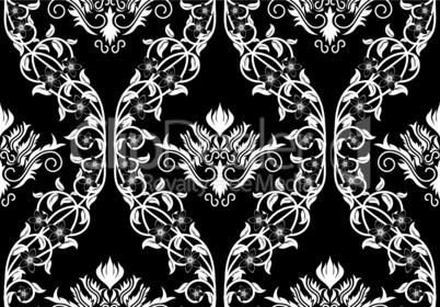 seamless damask pattern