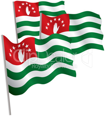 Republic of Abkhazia 3d flag.