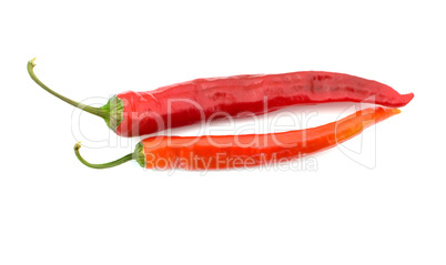 Two red pepper.