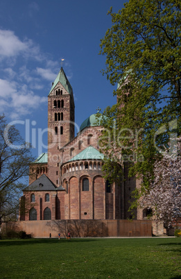 Ostseite des Speyerer Doms, Deutschland