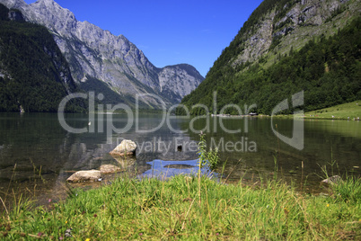 Der Königssee in den bayrischen Alpen