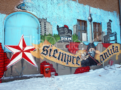 Street Art - Siempre Antifa