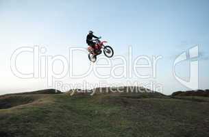 Motor cross rider