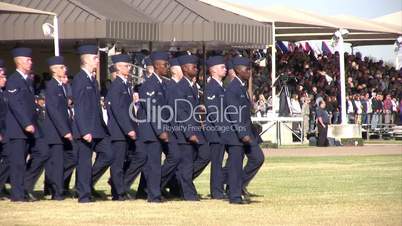 Airmen marching