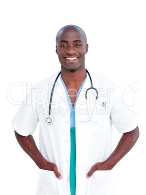 Portrait of an afro-american doctor