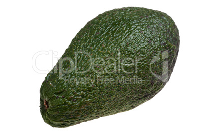 Avocado isoliert auf weißem Hintergrund