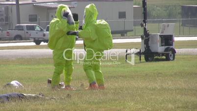 Army chemical warfare exercise