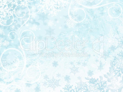 Background with snowflake