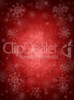 Ice red christmas background