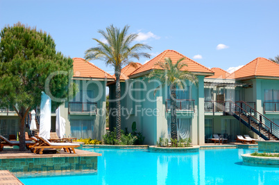 Swimming pool by VIP villas, Antalya, Turkey