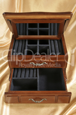 Wooden box for keeping valuables