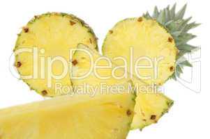 Cut pineapple