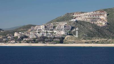 Cabo cliff and resorts