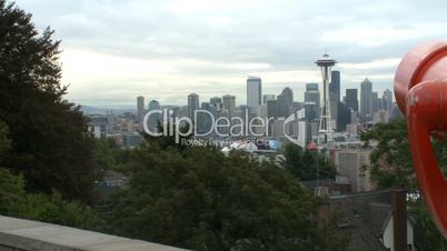 Tourist's view of downtown Seattle (1 of 2)