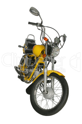 Yellow motorbike