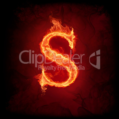 Fire letter S