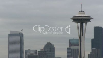 Downtown Seattle morning - medium zoom out