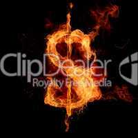 Fire dollar sign