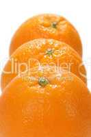 Three frash orange