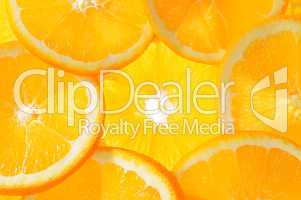 Fresh orange fruits background