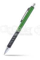 Green ball point pen