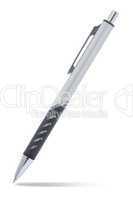 Silver ball point pen