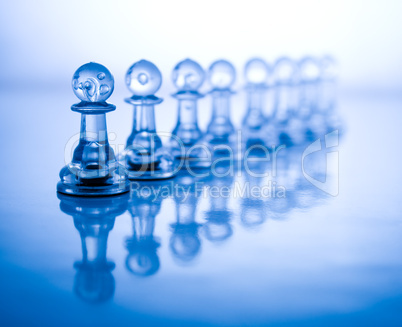 Transparent chess