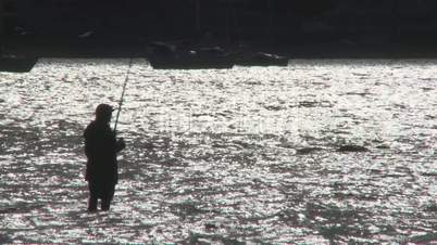 backlight fisherman