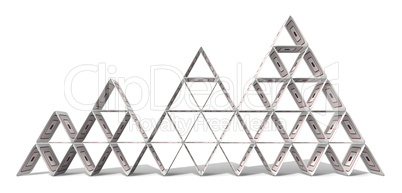 Bierdeckel Pyramide