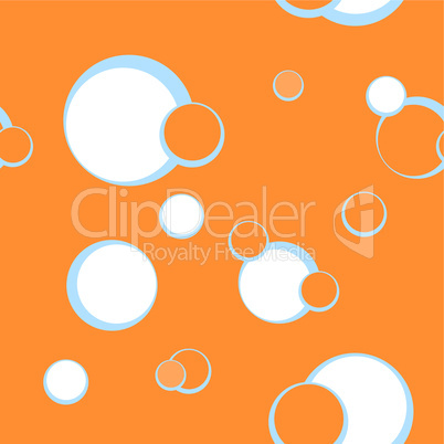 Abstract seamless pattern with circle