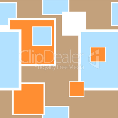 Abstract seamless pattern with square