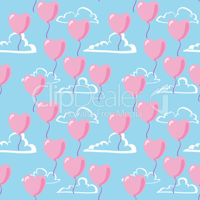 valentine seamless pattern