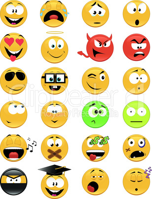 Smiley faces