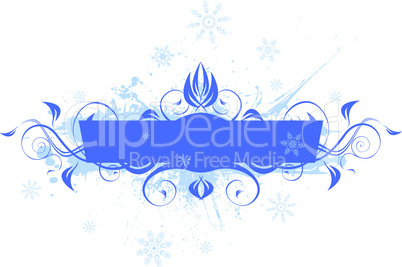 Banner mit Wintermotiven