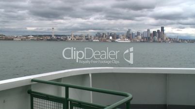 Ferry sails into Seattle