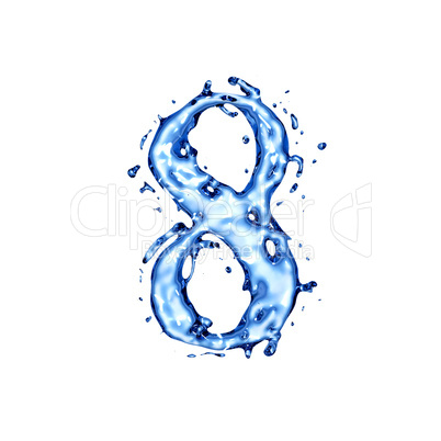 blue water figure 8