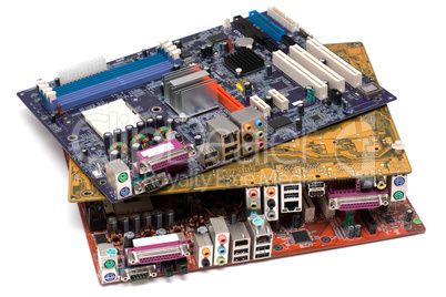 Heap of mainboards