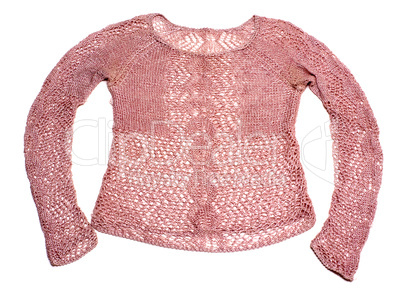 Pink knitted jacket