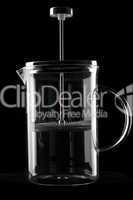 French-press in black background_1