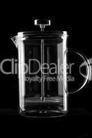 French-press in black background_2