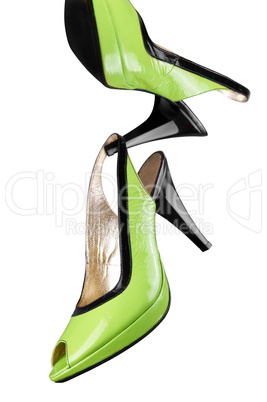 Green women shoes