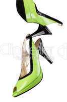 Green women shoes