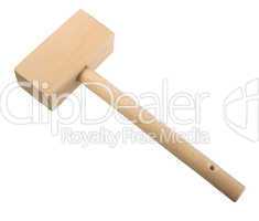 Wood mallet.