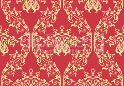 seamless damask pattern