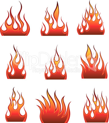 fire icon set