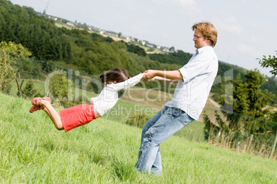 Father and daughter