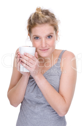 Woman with a cup