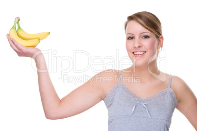 Woman with bananas